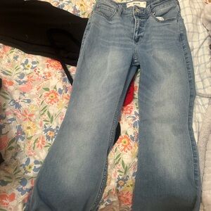 Holister flared blue jeans